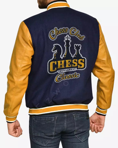 Ezwore Printed Letterman Varsity Jacket