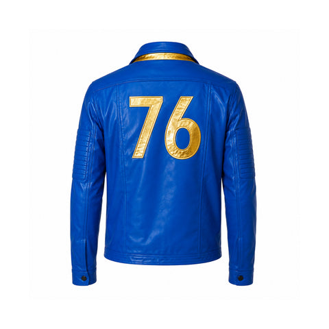 Game Fallout 76 Vault Blue Jacket