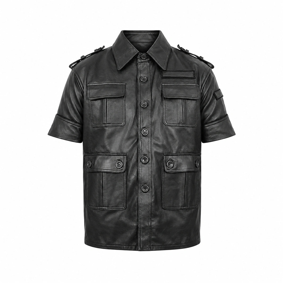 Gladiolus Amicitia Black Leather Jacket