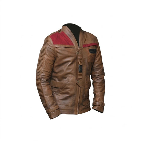 Finn The Force Awakens John Boyega Leather Jacket
