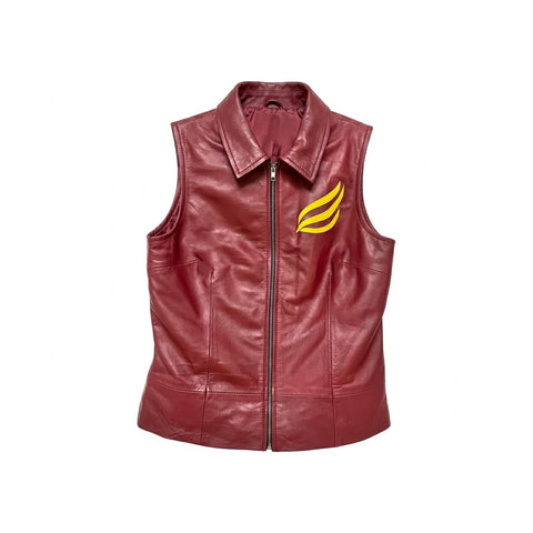 Game Claire Redfield Red Leather Vest