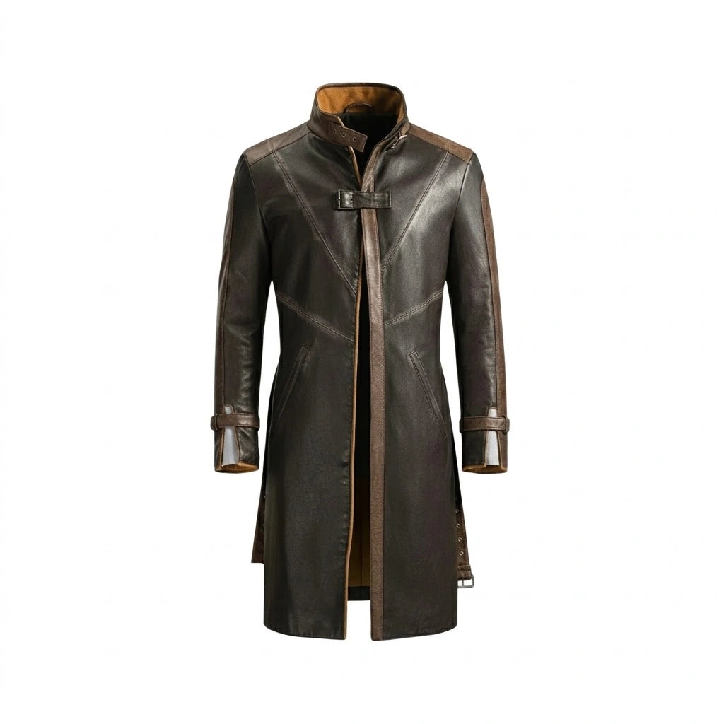 Game Watch Dogs Aiden Pearce Brown Coat