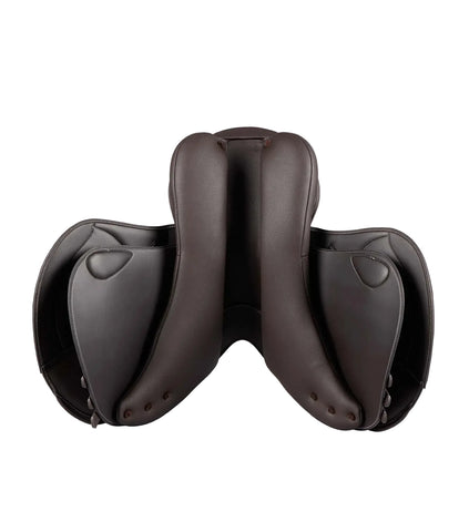 Genuine Leather Bastia Synthetic Dark Brown Jump Saddle