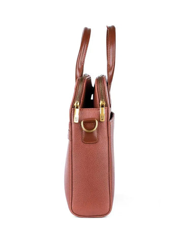 Genuine Leather Wall Street Brown Executive Bag