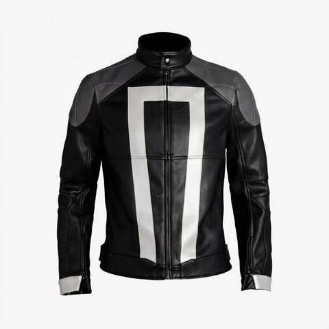 Agents Shield Robbie Reyes Biker Black Jacket