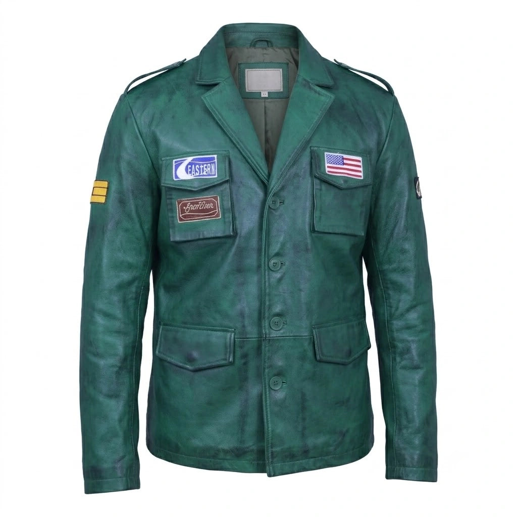 James Sunderland Green Leather Jacket