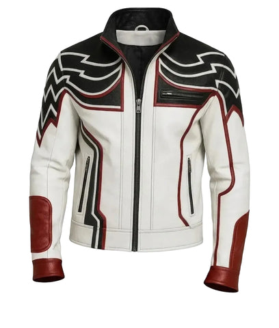 Jin Kazama Real Leather Hooded Jacket