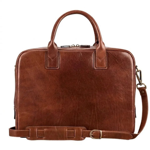 Classic Leather Laptop The Calvino Business Briefcase
