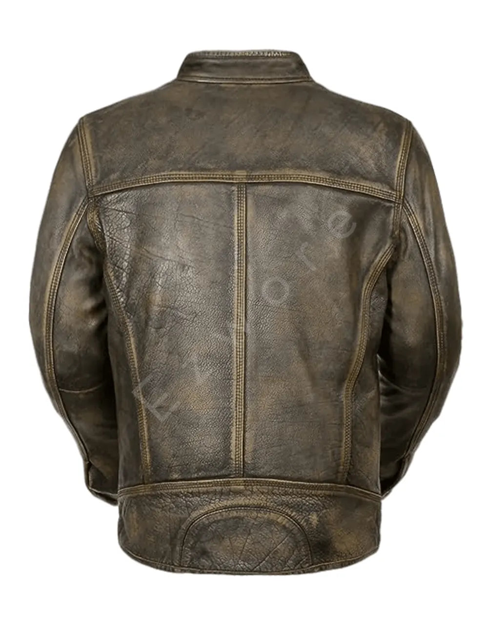 Men Stylish Genuine Biker Leather Jacket