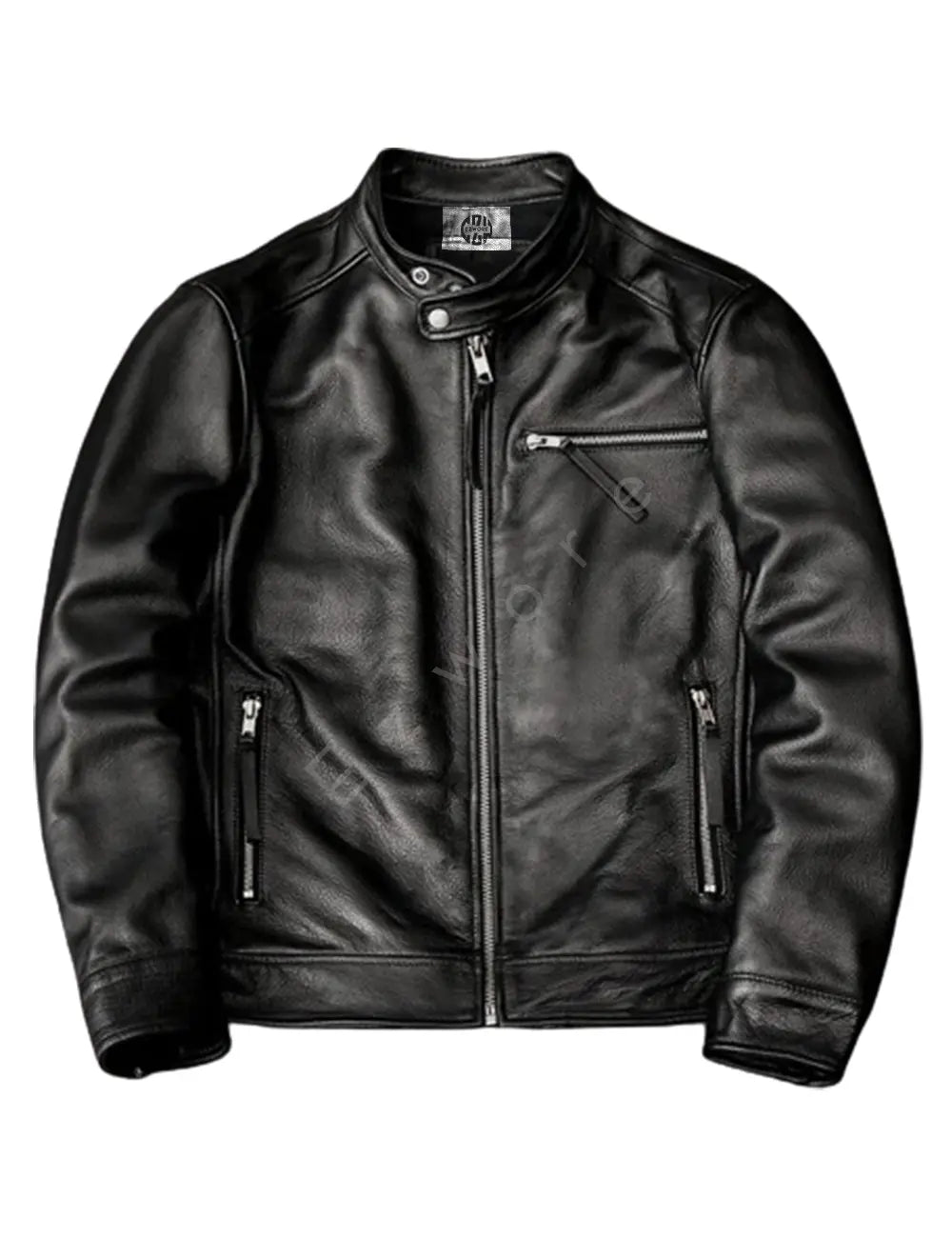 Men Spring Motorcycle Leather Jacket