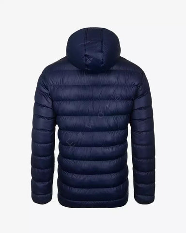 Men Blue Puffer Jacket