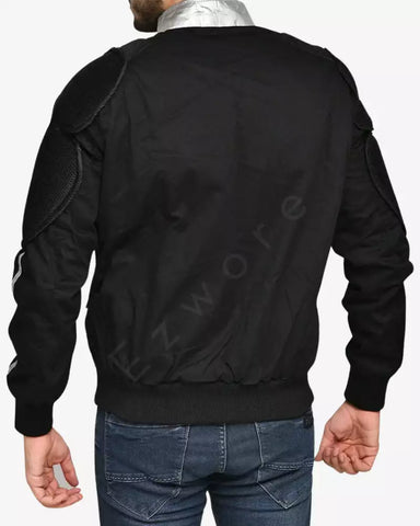 Black Varsity Jacket for Men