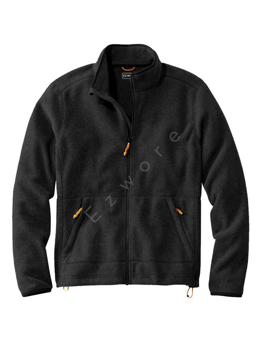 Men's Mountain Classic Black Fleece Jacket