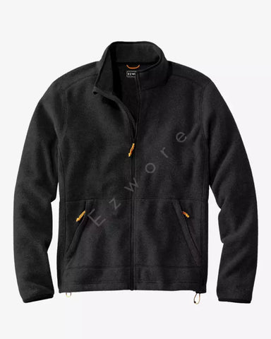 Men's Mountain Classic Black Fleece Jacket