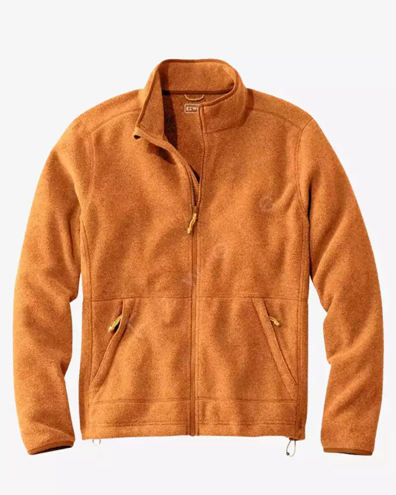 Men's Mountain Classic Orange Fleece Jacket