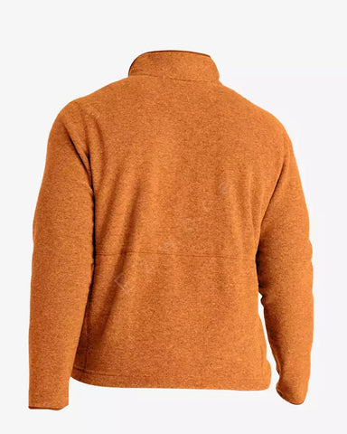 Men's Mountain Classic Orange Fleece Jacket