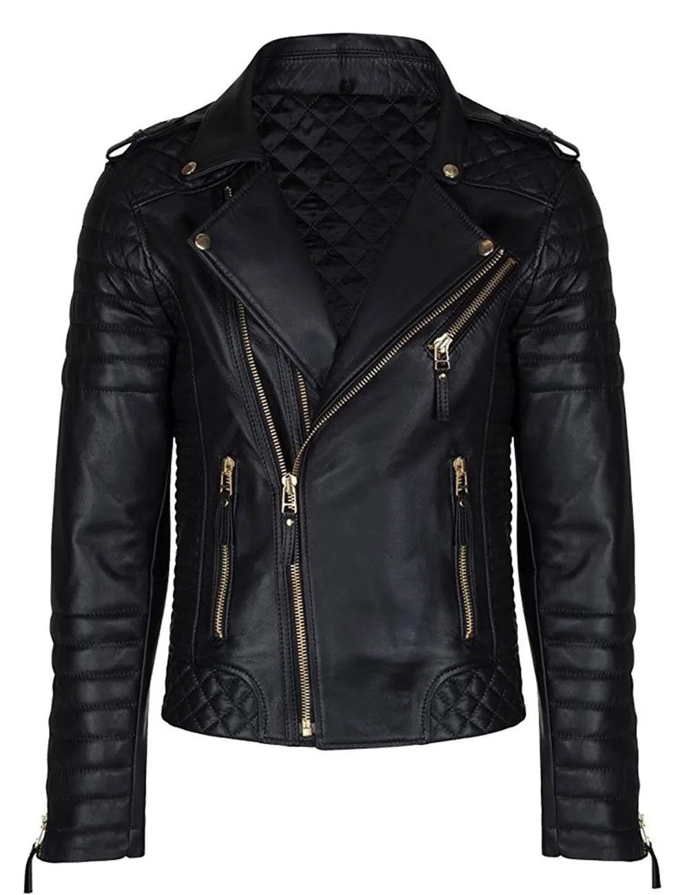 Mens Genuine Lambskin Leather Jacket