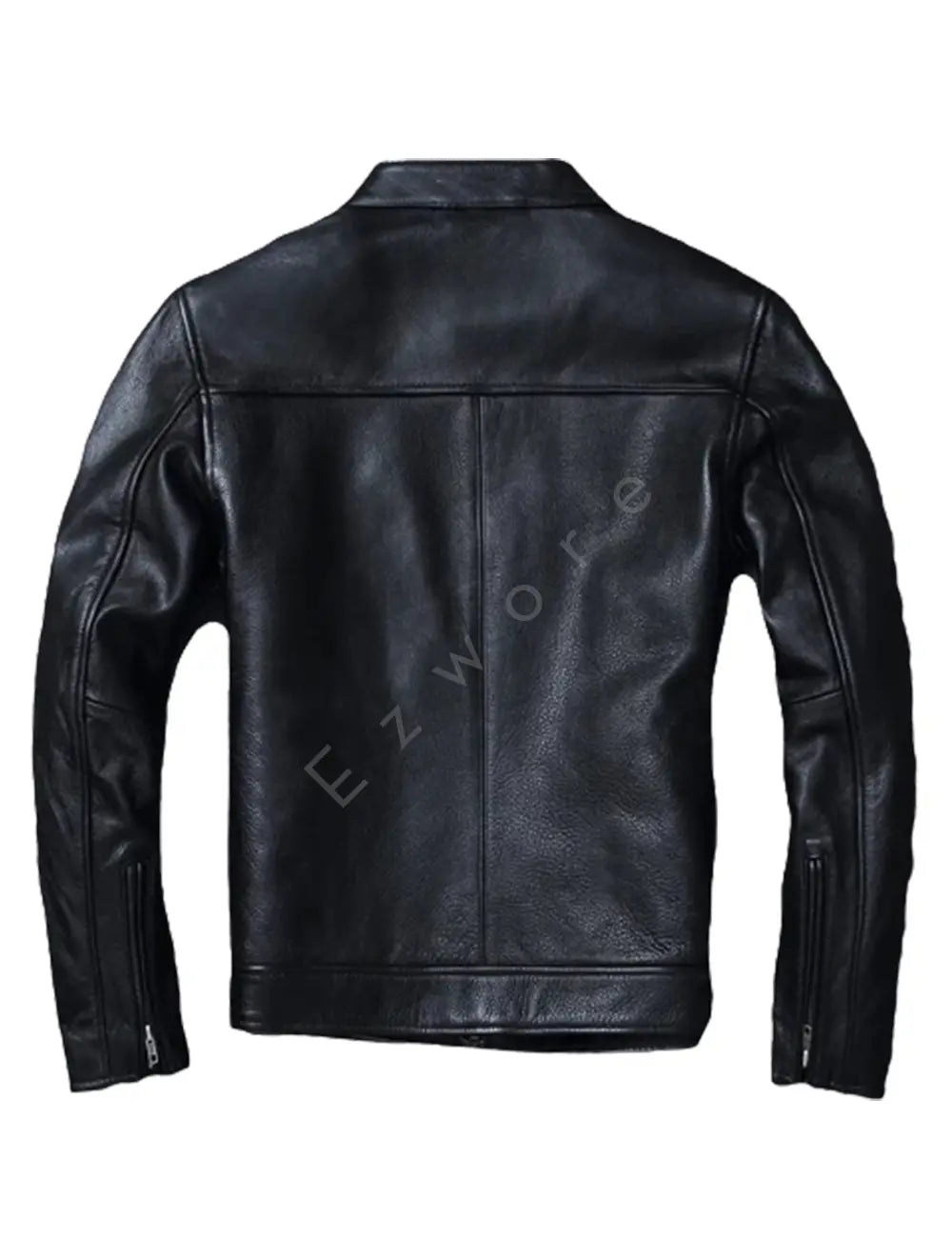 Men Leather Slim Fit Motorcycle Jacket