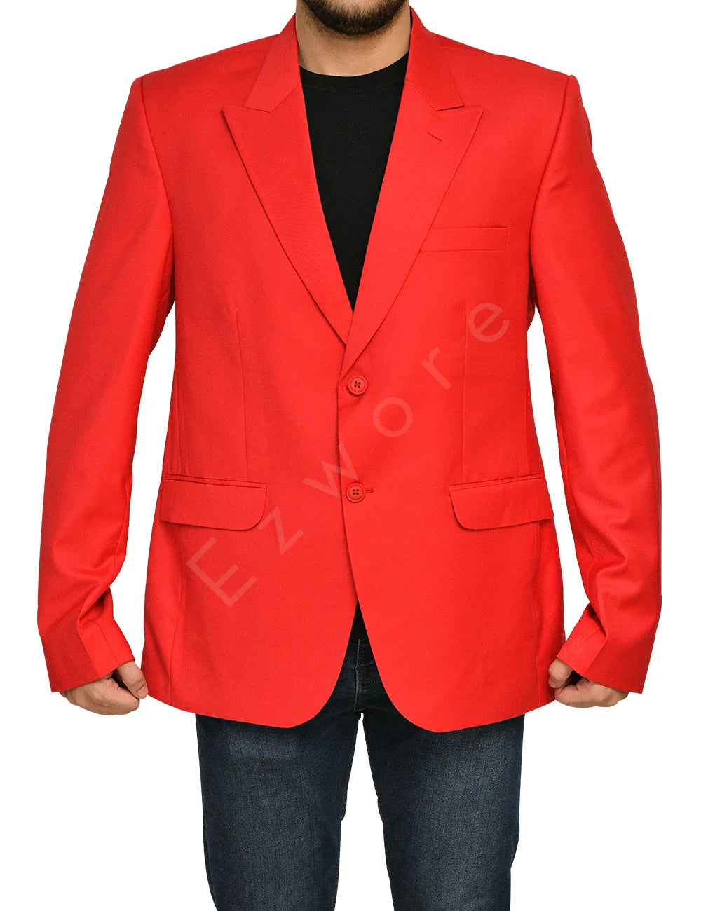 Mens Red Blazer