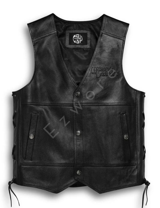 Mens Tradition II Leather Vest