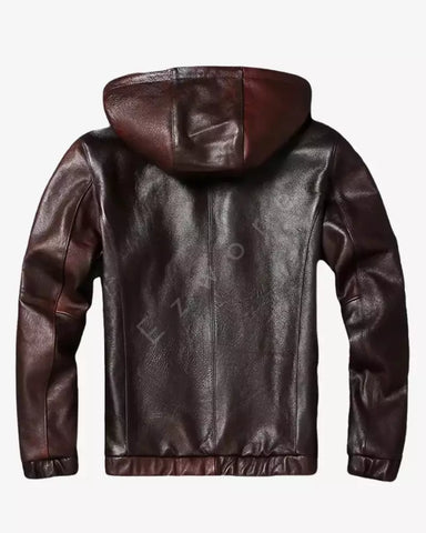 Mens Genuine Cowhide Leather Jacket