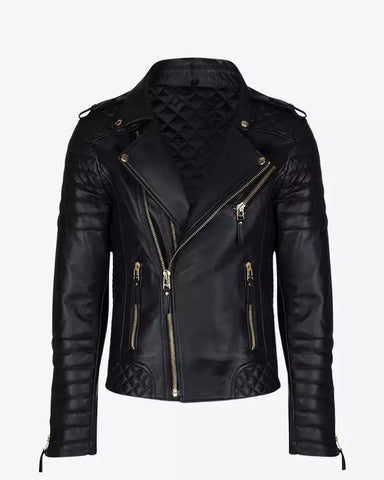 Mens Genuine Lambskin Leather Jacket