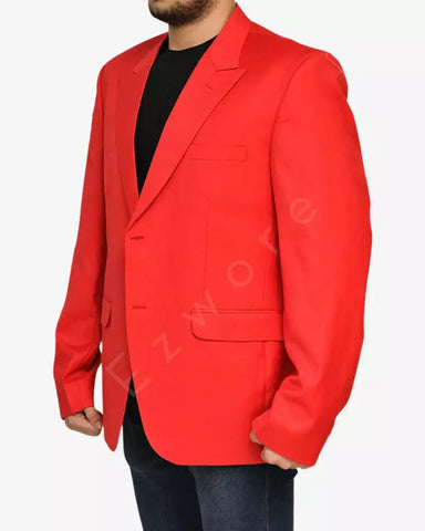 Mens Red Blazer