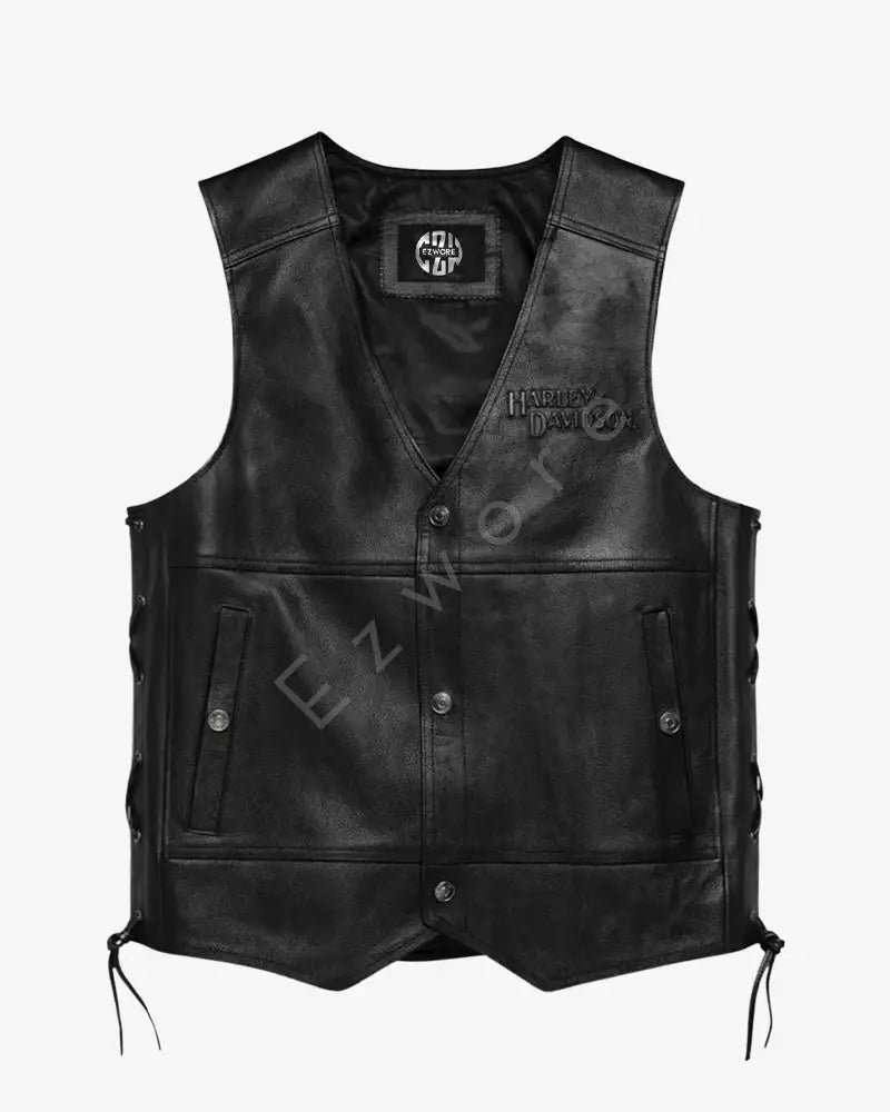 Mens Tradition II Leather Vest