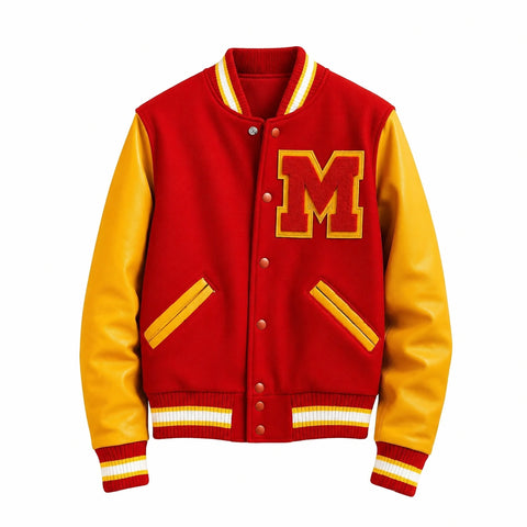 Thriller M Logo Michael Jackson Varsity Jacket