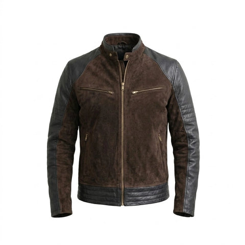 MK2 Johnny Cage Brown Suede Jacket