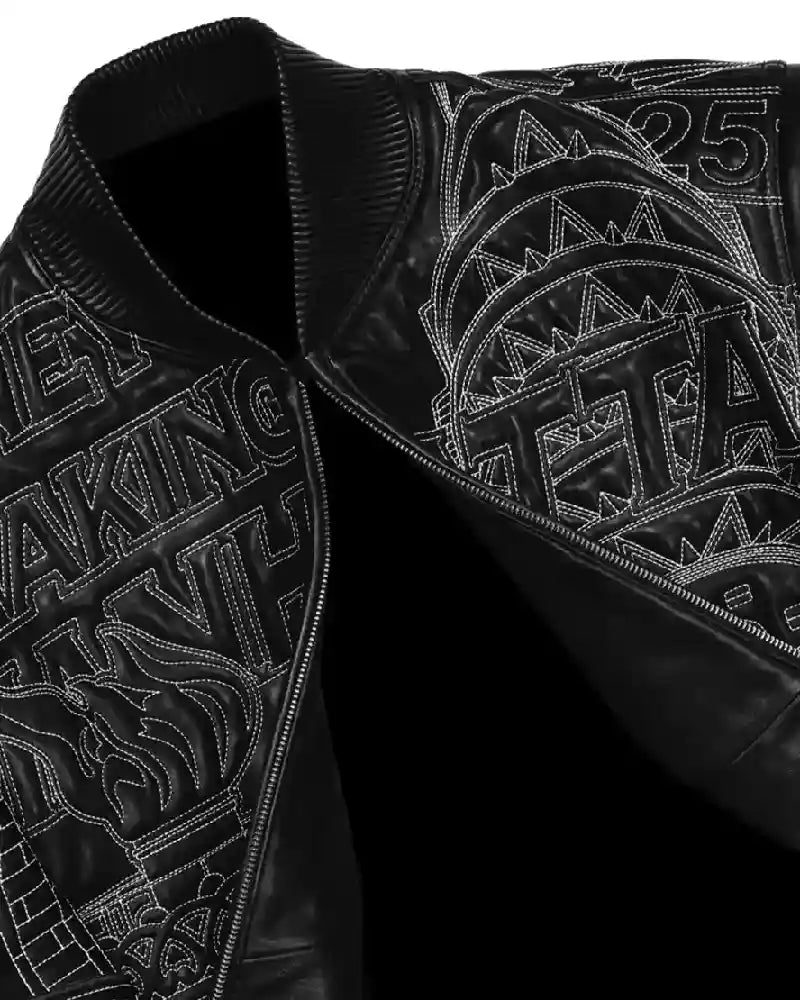 NYC Boro Quilted Pelle Pelle Leather Jacket