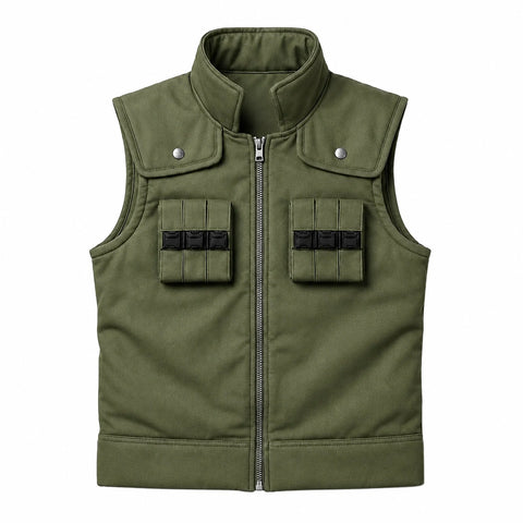 Naruto Kakashi Hatake Olive Green Vest