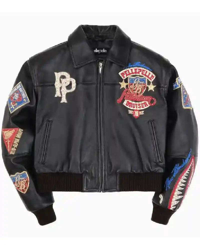 Pelle Pelle American Bruiser Crop Leather Jacket