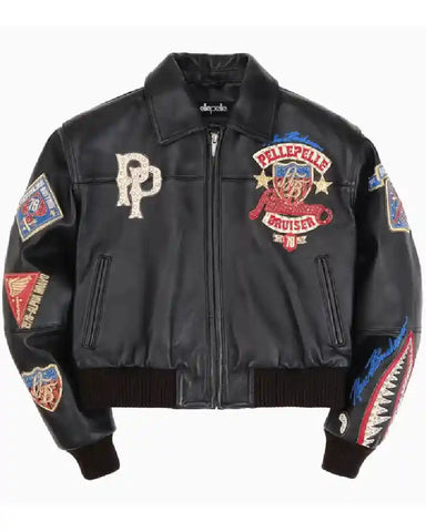 Pelle Pelle American Bruiser Crop Leather Jacket