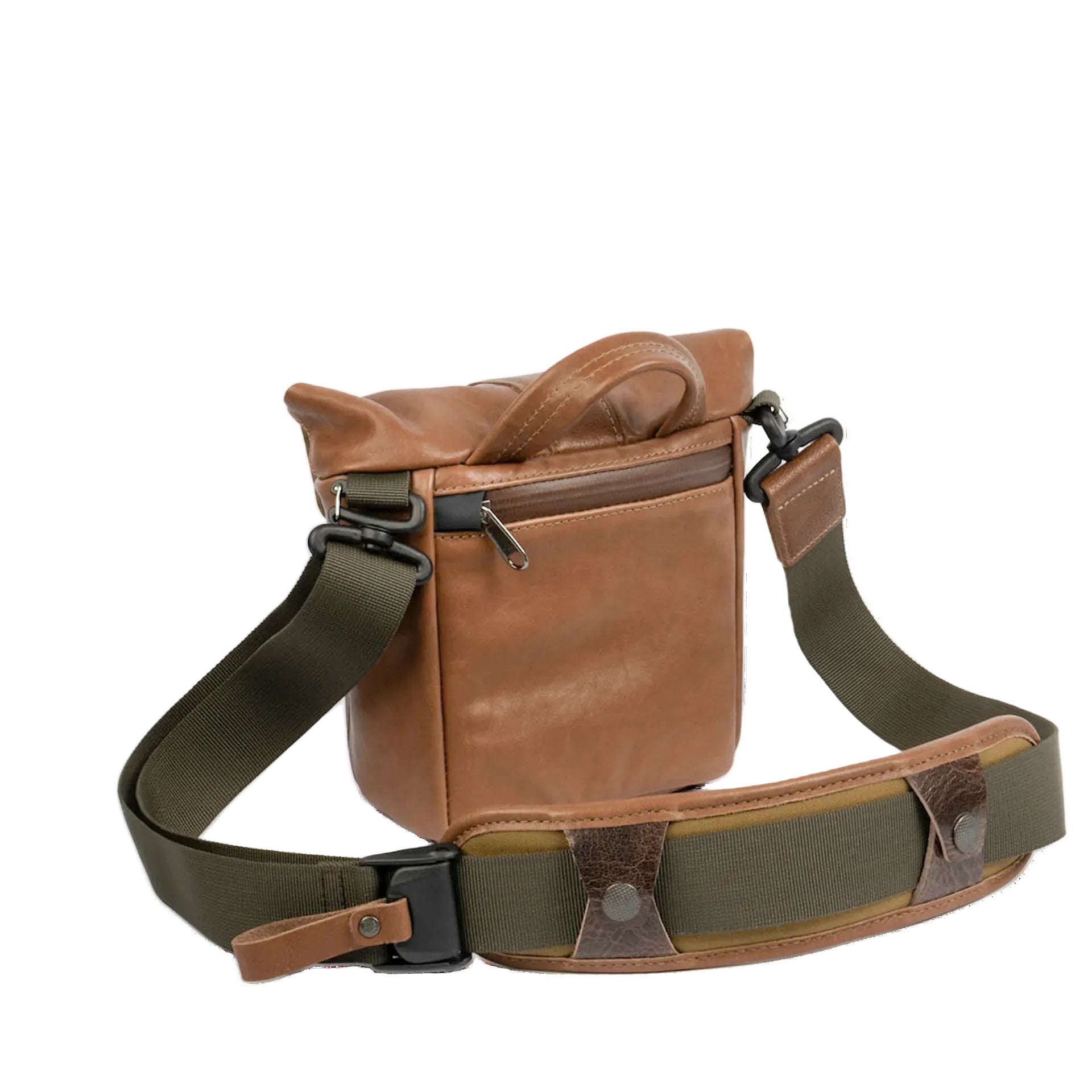 Pilot Brown Leather Travel Camera Bag 2l Upgraded