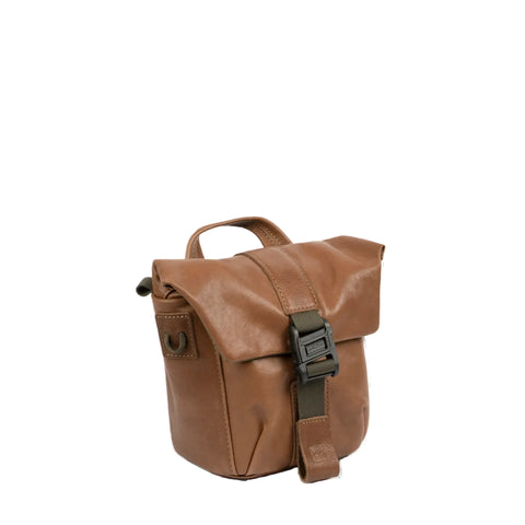 Pilot Brown Leather Travel Camera Bag 2l Upgraded