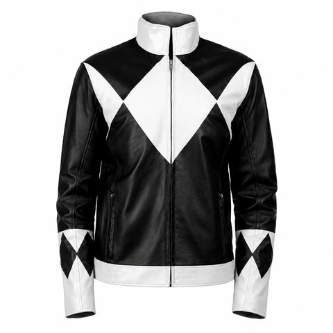 Power Rangers Black Leather Jacket