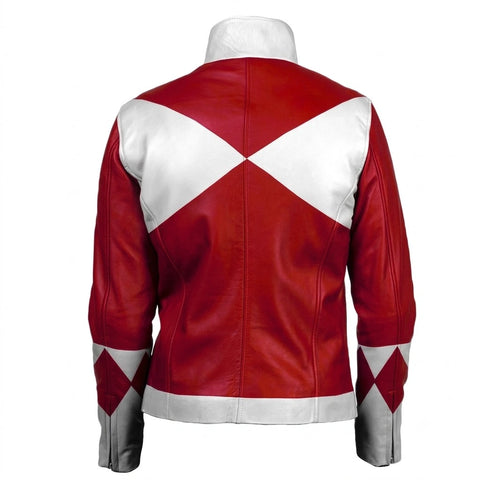 Power Rangers Red Leather Jacket