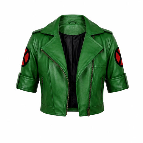 Rogue Green Cropped Costume Jacket