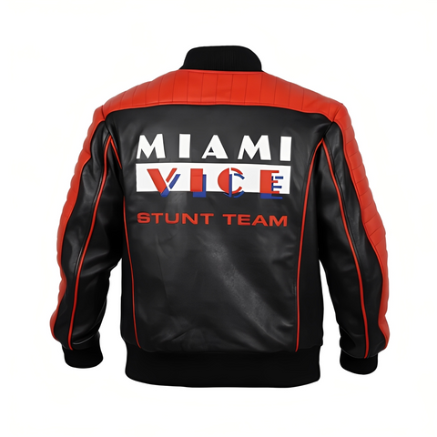 Ryan Gosling Miami Vice Stunt Team Leather Jacket