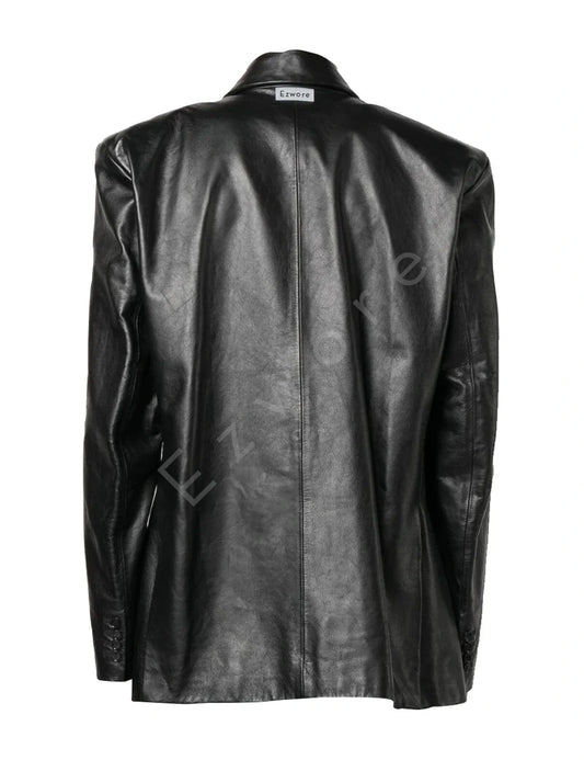 Sanco Vegan Leather Coat
