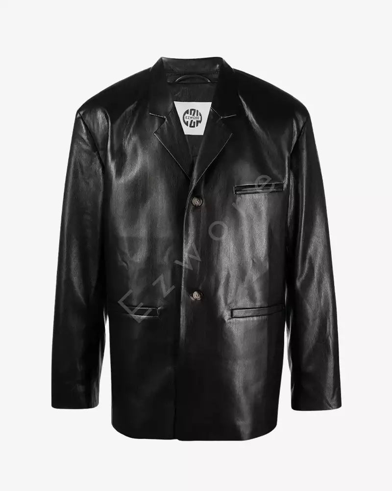 Sanco Vegan Leather Coat