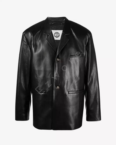 Sanco Vegan Leather Coat