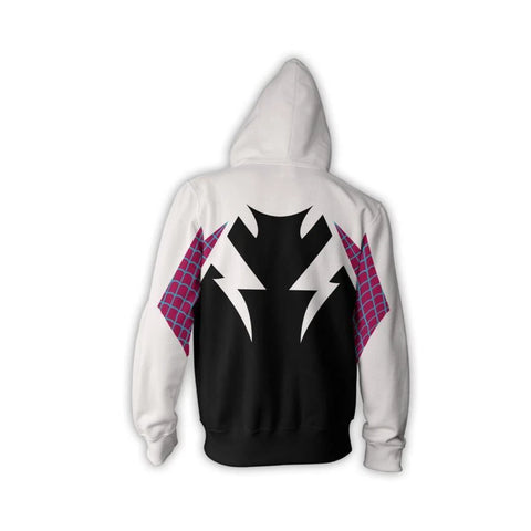 Spider Gwen Stacy Zip Up Hoodie