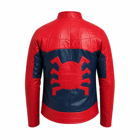 Spiderman Lotus Leather Costume Jacket