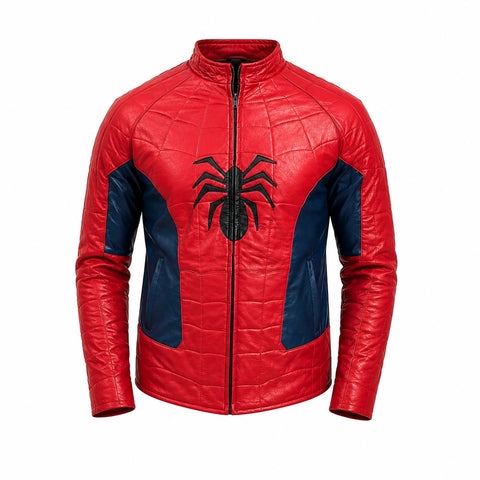 Spiderman Lotus Leather Costume Jacket