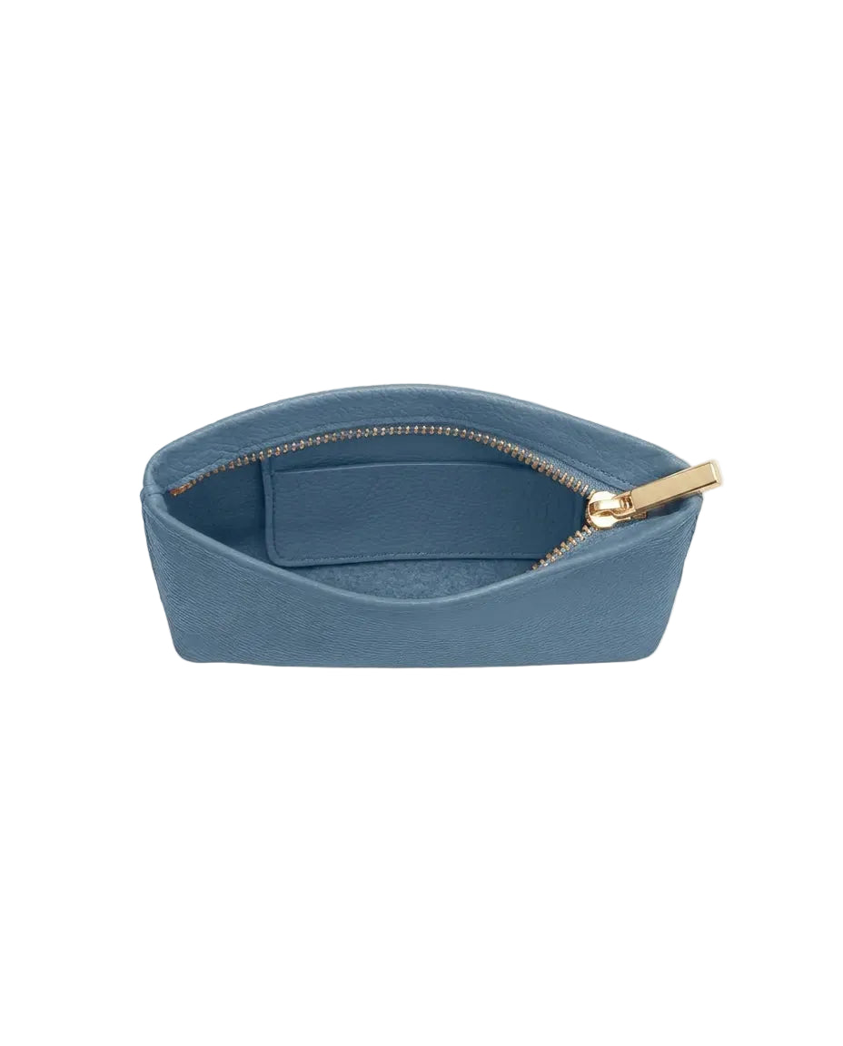 Supreme Real Leather Blue Nano Organizer Pouch