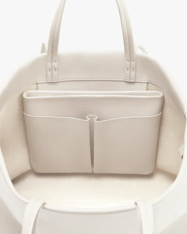 Supreme Women Real Leather Beige Organizer Pouch