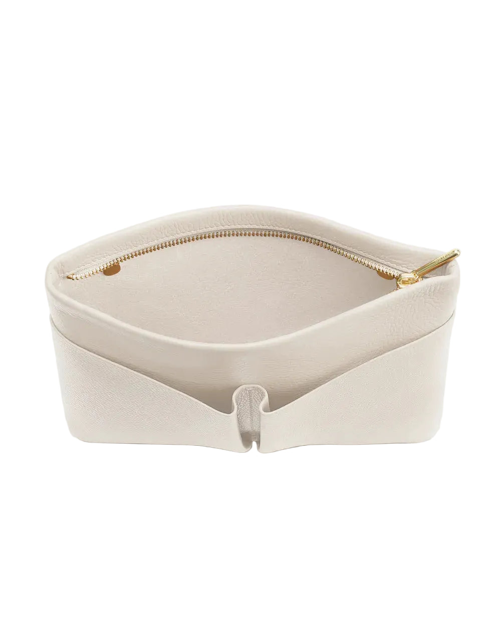 Supreme Women Real Leather Beige Organizer Pouch