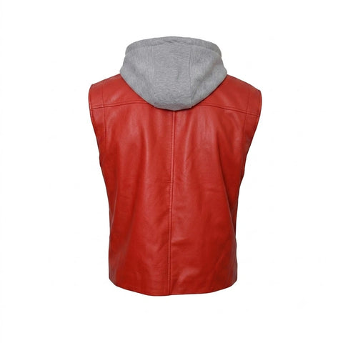 KOF Terry Bogard Hooded Leather Vest